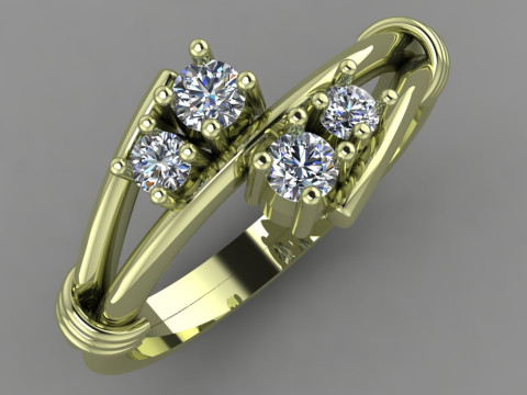 Women ring 3D Принт Модель