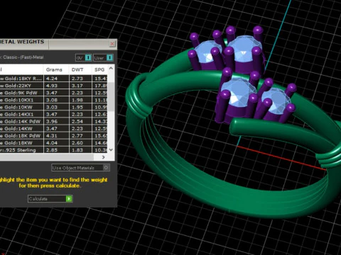 Anel feminino Modelo de Impressão 3D