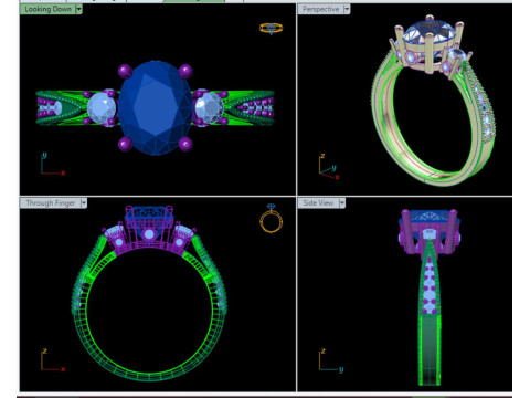 Women ring 3D Baskı Modeli