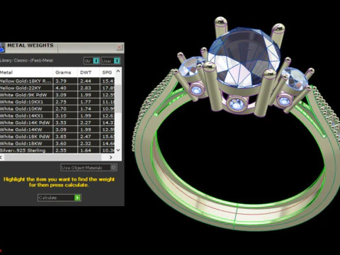 Anello da donna Modello di stampa 3D