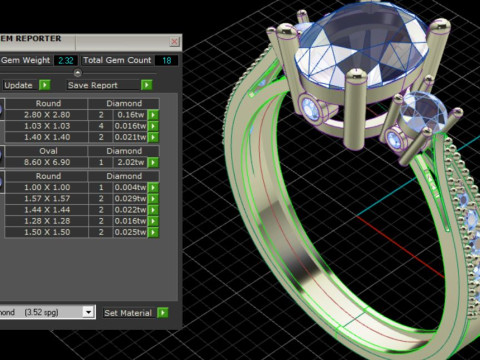 Women ring 3D Baskı Modeli
