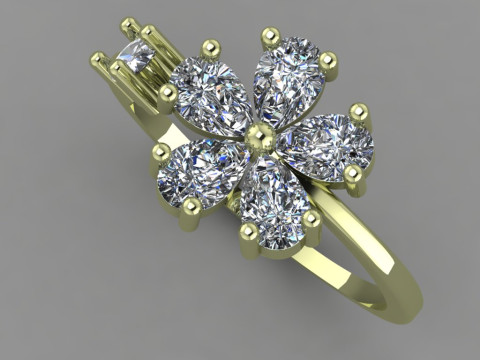 Women ring Model Cetak 3D