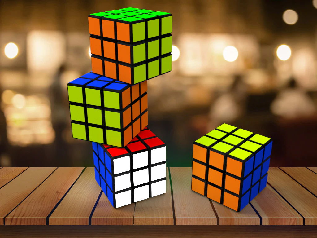 Rubiks cube 3D Model .c4d .max .obj .3ds .fbx .stl .blend 
