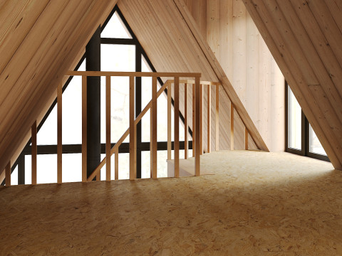 A-frame house 3D 模型