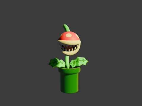 Planta carnivora Modelo 3D