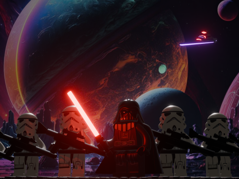 Darth vader lego 3D Model