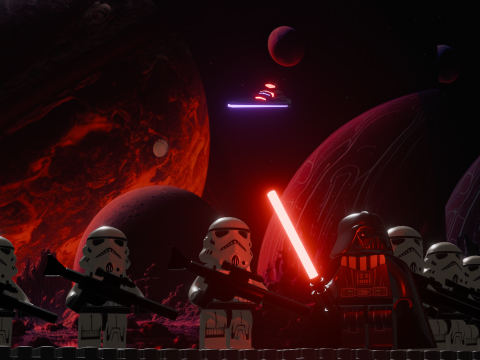 Darth vader lego 3D Model