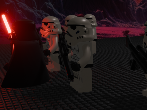 Darth vader lego 3D Model