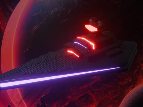 Dart Fener LEGO Modello 3D