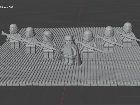 Darth vader lego 3D Model