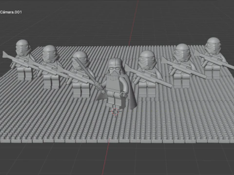 Dart Fener LEGO Modello 3D