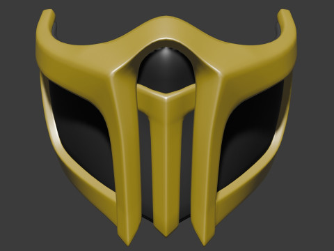 Mascara scorpion 3D 模型