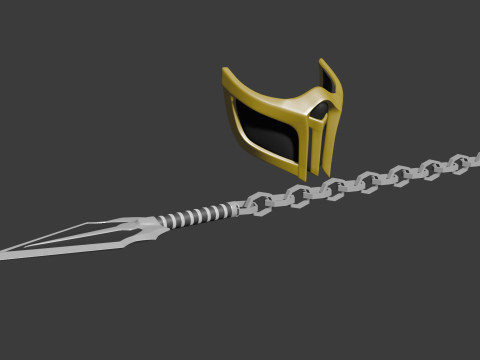 Mascara scorpion 3D मॉडल