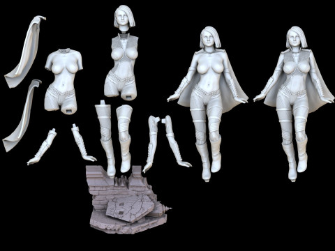 The Boys Stormfront Figures 180mm Ready to Print 3D Baskı Modeli
