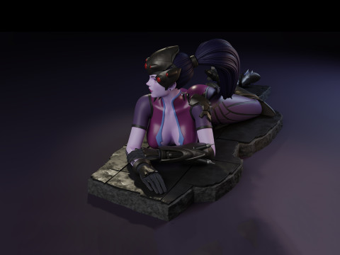 Overwatch Widowmaker Figures Ready to Print 3D प्रिंट मॉडल