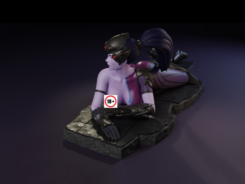 Overwatch Widowmaker Figures Ready to Print 3D प्रिंट मॉडल