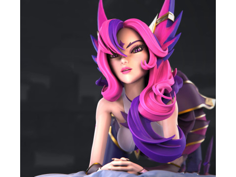 Xayah Star Guardian Standard Figures STL Ready to Print Modello di stampa 3D