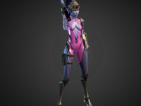 Widowmaker Overwatch Figures STL Ready to Print 3D Print Model