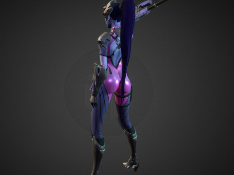 Widowmaker Overwatch Figures STL Ready to Print 3D 프린트 모델