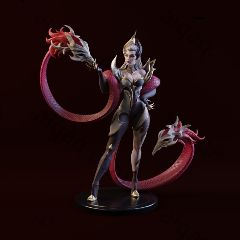 Evelynn from League of Legends Figures STL Ready to Print Modelo de Impressão 3D .c4d .max .obj .3ds .fbx .stl .blend 