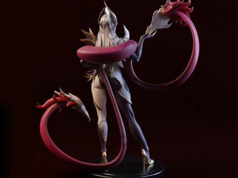Evelynn from League of Legends Figures STL Ready to Print Modelo de Impressão 3D