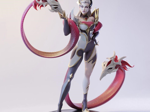 Evelynn from League of Legends Figures STL Ready to Print Modelo de Impressão 3D