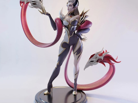 Evelynn from League of Legends Figures STL Ready to Print Modelo de Impressão 3D