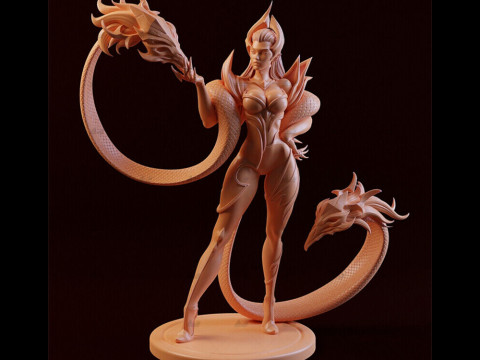 Evelynn from League of Legends Figures STL Ready to Print Modelo de Impressão 3D