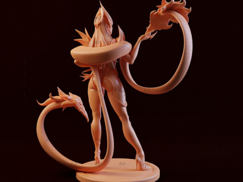 Evelynn from League of Legends Figures STL Ready to Print Modelo de Impressão 3D