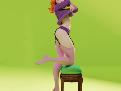 Daphne Blake Figures STL Ready to Print 3Dプリントモデル
