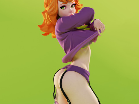 Daphne Blake Figures STL Ready to Print Modelo de impresión 3D