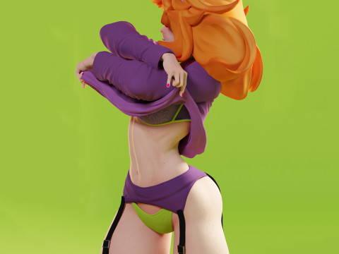 Daphne Blake Figures STL Ready to Print Modelo de impresión 3D