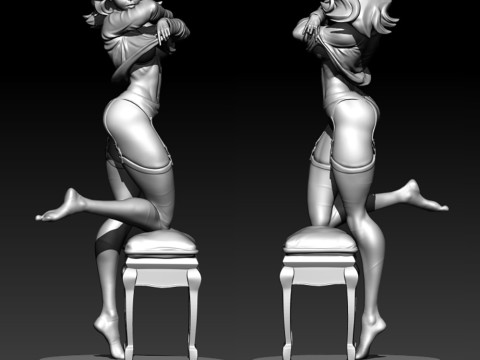 Daphne Blake Figures STL Ready to Print Modelo de impresión 3D