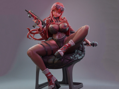Volume Nikke Figures STL Ready to Print 3Dプリントモデル