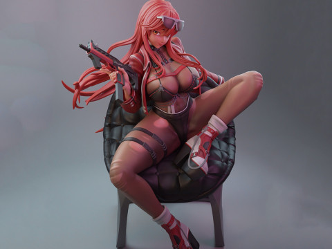 Volume Nikke Figures STL Ready to Print 3D 打印模型