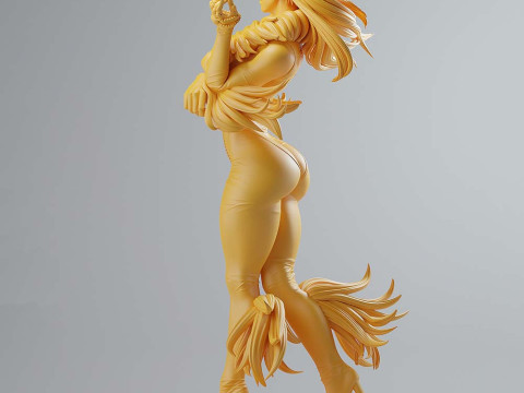 Felicia Black Cat Figures STL Ready to Print Modèles 3D en vedette