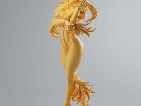 Felicia Black Cat Figures STL Ready to Print Modèles 3D en vedette