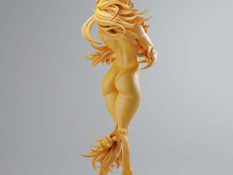 Felicia Black Cat Figures STL Ready to Print Modèles 3D en vedette
