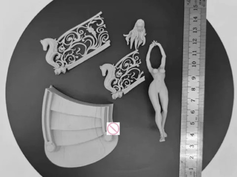 Sexy Irene 75mm 3D Figurine STL Ready to Print Modelo de impresión 3D