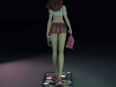 DVa Overwatch 3D Figures STL Ready to Print Modèles 3D en vedette