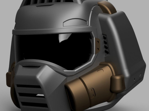 Classic Doom Guy Helmet STL 3D Print Files 3D Print Model