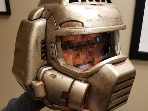 Classic Doom Guy Helmet STL 3D Print Files 3D Print Model