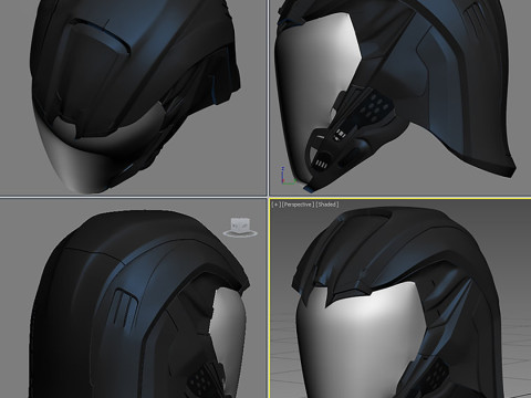 Cobra Commender Helmet STL 3D Print Files 3D Print Model