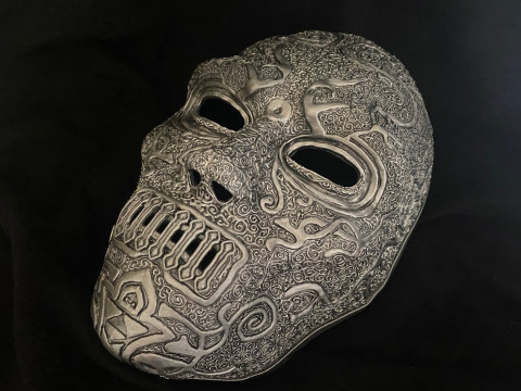 Death Eater Mask Ready to Print Modèles 3D en vedette