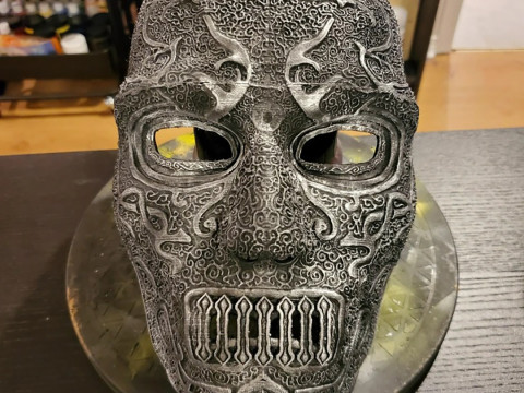 Death Eater Mask Ready to Print Modèles 3D en vedette