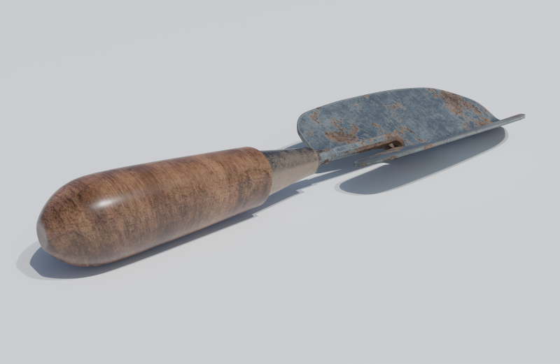 Garden spatula 3D मॉडल .c4d .max .obj .3ds .fbx .stl .blend