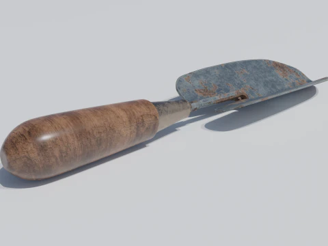 Esp&aacute;tula de jardim Modelo 3D