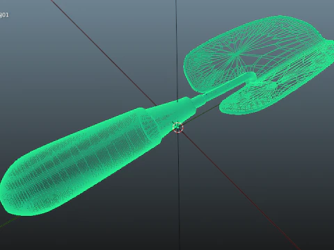 Garden spatula 3D Model