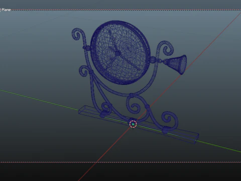 Wall clock 3D Model