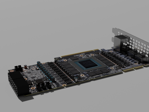 RTX 3090 graphics card Modelo 3D